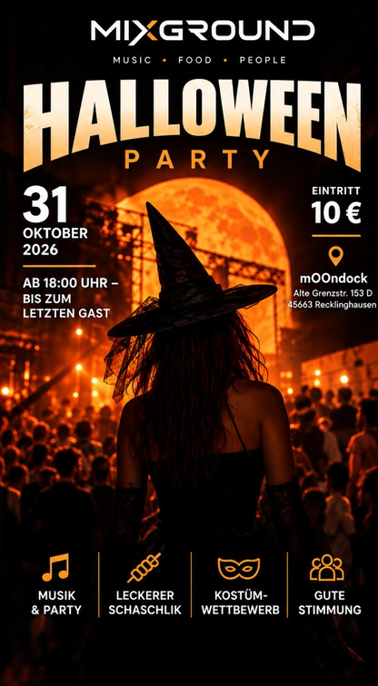 Halloween-Party im mOOndock